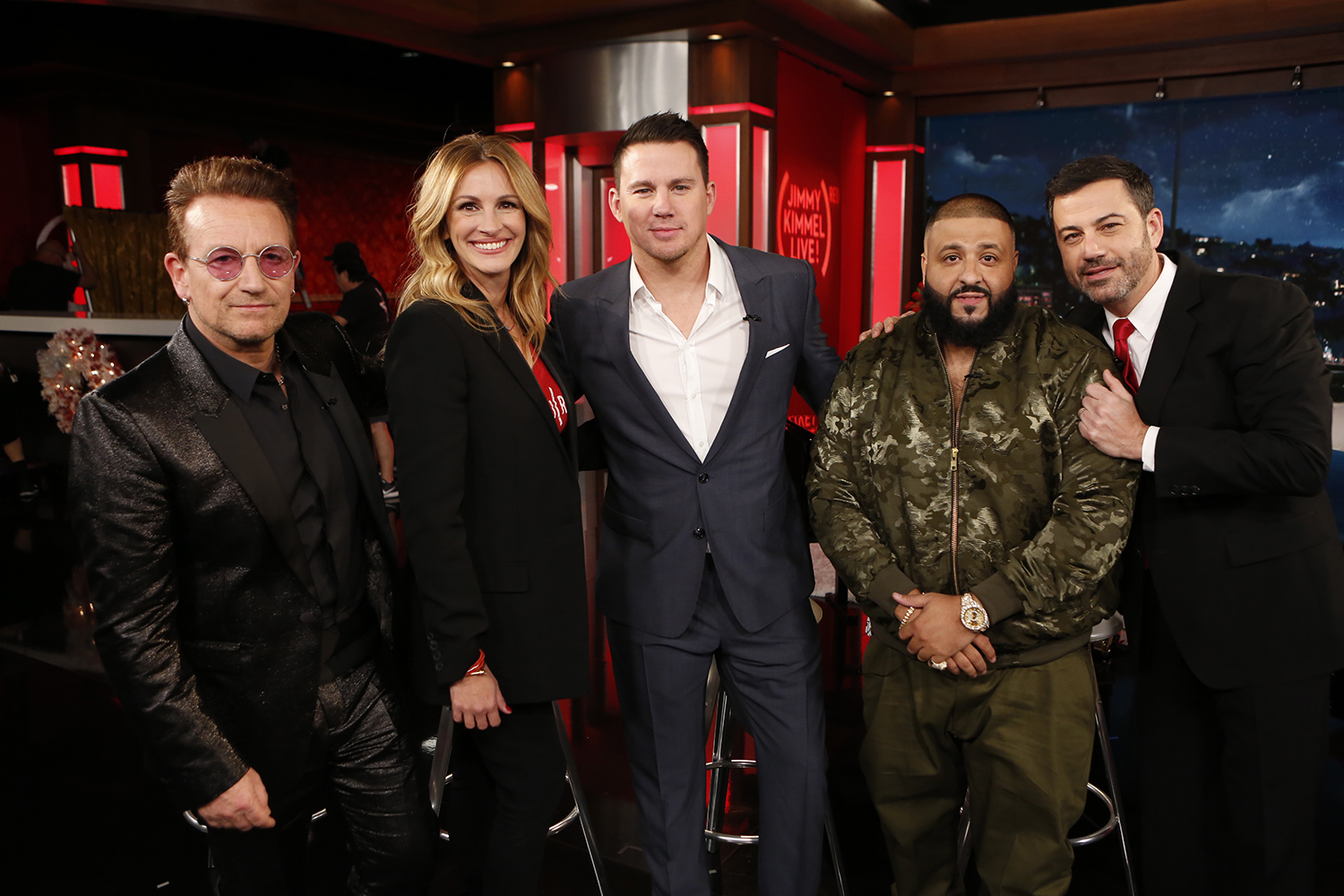 Jimmy Kimmel Live Red Episode [Photo via FYI]