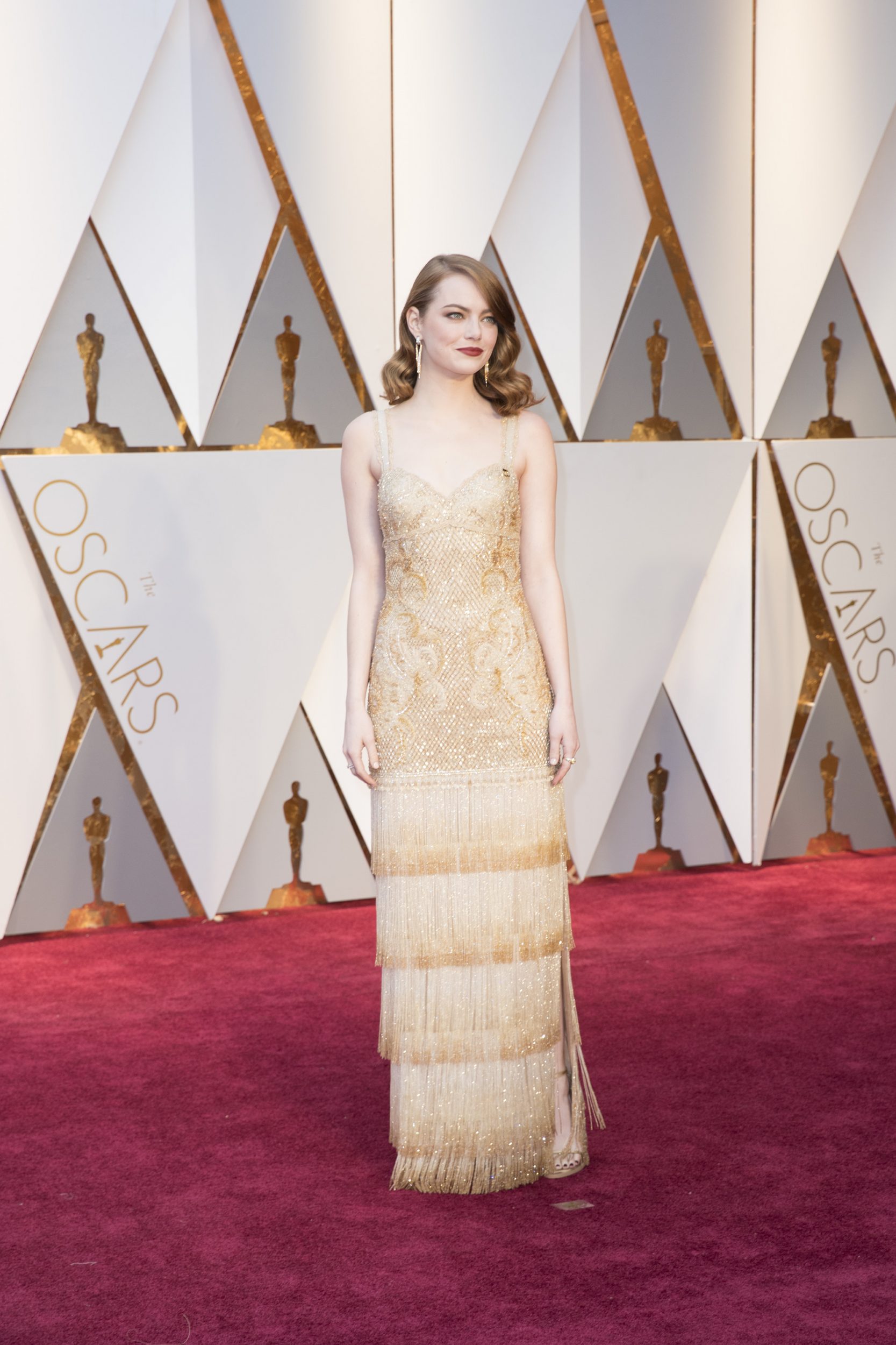 THE OSCARS(r) - The 89th Oscars(r)  broadcasts live on Oscar(r) SUNDAY, FEBRUARY 26, 2017, on the ABC Television Network. (ABC/Tyler Golden) EMMA STONE