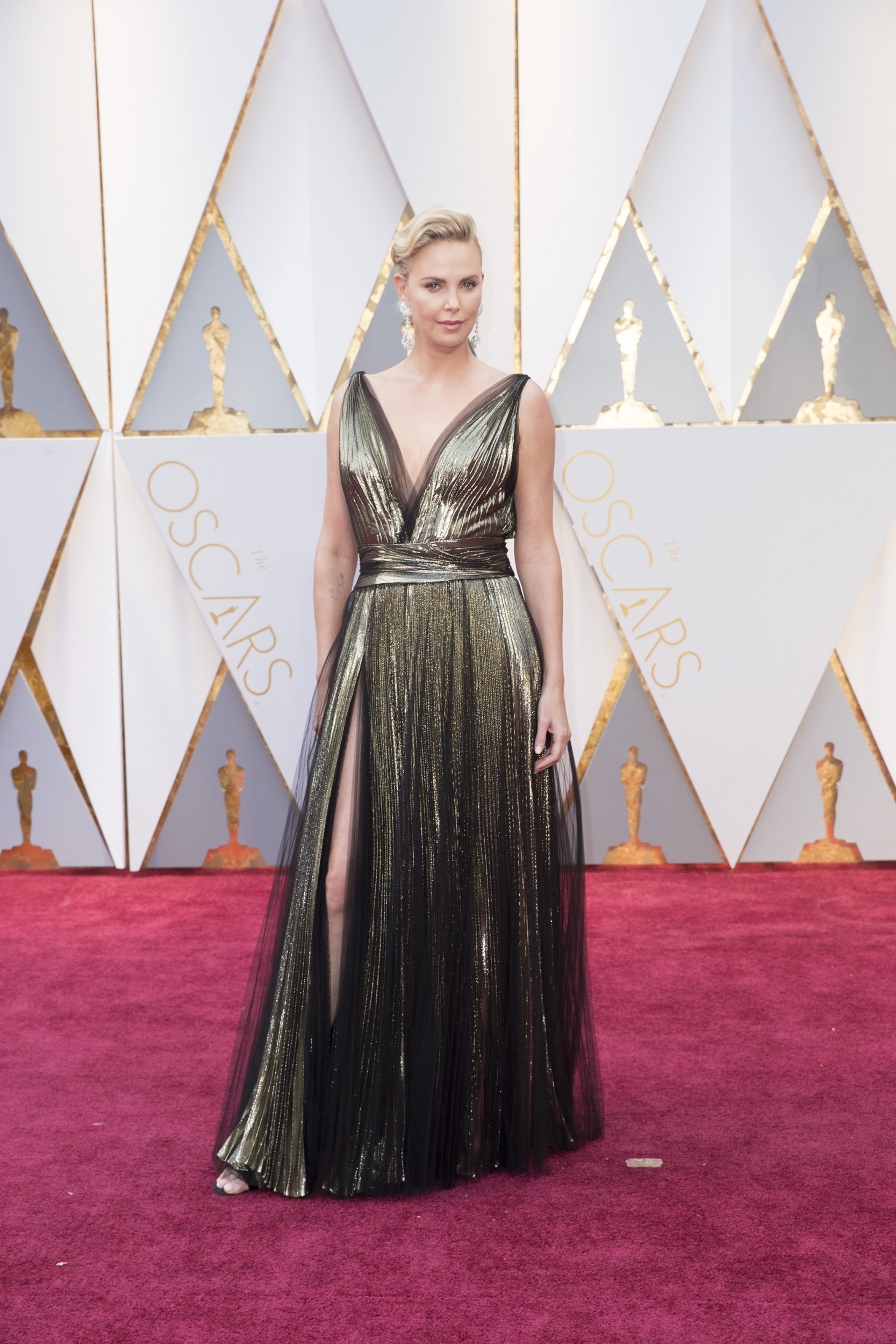 THE OSCARS(r) - The 89th Oscars(r)  broadcasts live on Oscar(r) SUNDAY, FEBRUARY 26, 2017, on the ABC Television Network. (ABC/Tyler Golden) CHARLIZE THERON