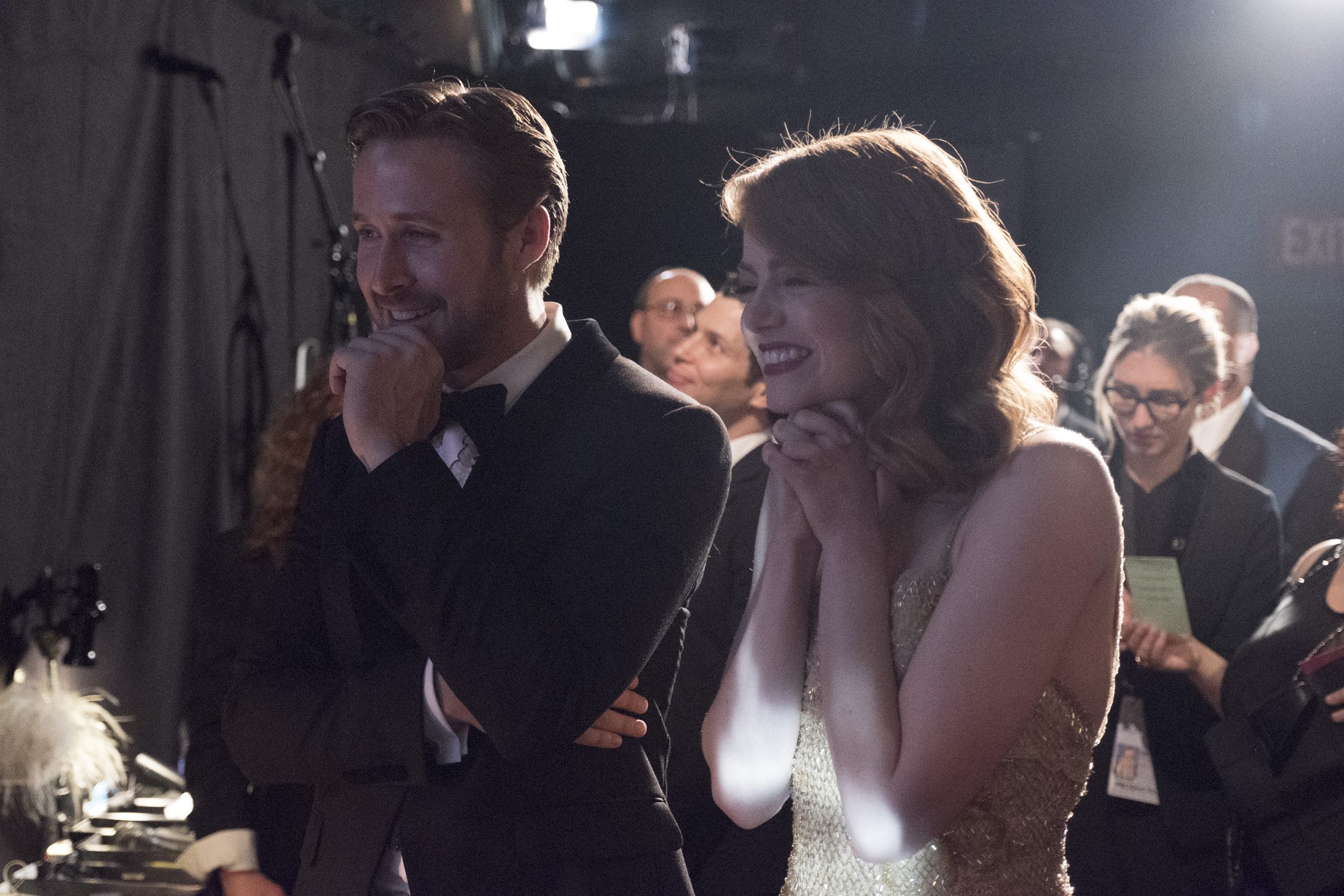 THE OSCARS(r) - The 89th Oscars(r)  broadcasts live on Oscar(r) SUNDAY, FEBRUARY 26, 2017, on the ABC Television Network. (ABC/Adam Rose) RYAN GOSLING, EMMA STONE