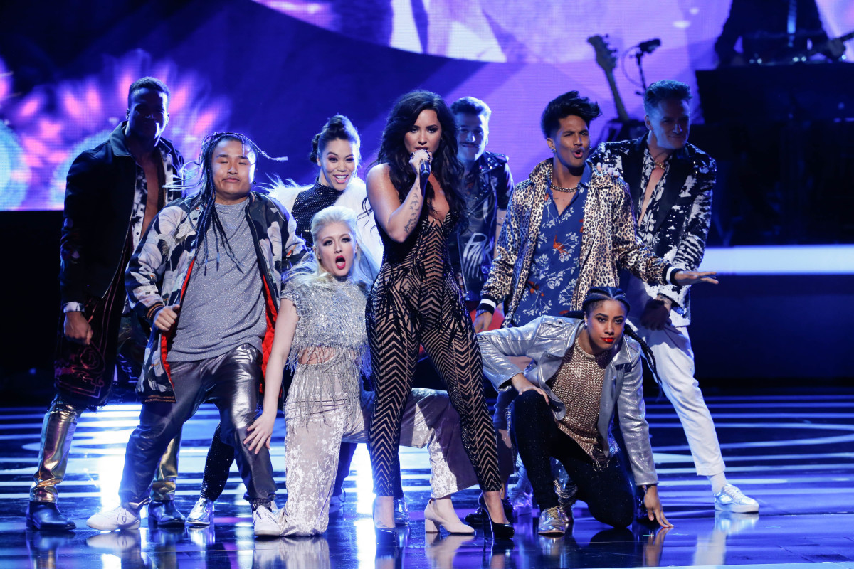 Music stars Andra Day, Celine Dion, DNCE, Nick Jonas, Tori Kelly, Little Big Town, Demi Lovato, Katharine McPhee, Panic! at the Disco, Pentatonix, Ed Sheeran, Keith Urban, Kelsea Ballerini & Thomas Rhett, Jason Derulo & Tavares, John Legend & Stevie Wonder and Barry Gibb celebrate the Bee Gees' remarkable music catalog on, "STAYIN' ALIVE: A GRAMMY® SALUTE TO THE MUSIC OF THE BEE GEES," Sunday, April, 16 (8:00-10:00 PM, ET/ PT) on the CBS Television Network. Pictured: Demi Lovato Photo: Monty Brinton/CBS ©2017 CBS Broadcasting, Inc. All Rights Reserved