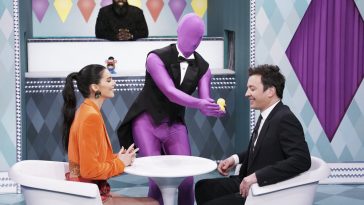 Kendall Jenner appears on Thursday's "Fallon"